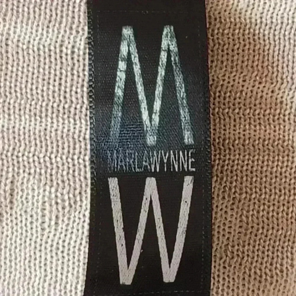 marla wynne Beige Ivory Long Open Front Cardigan Women's Size Large - Picture 6 of 12